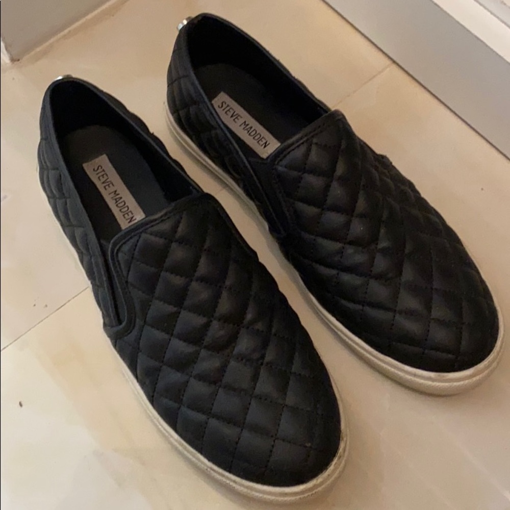 Steve Madden Slip on Quilted Sneakers